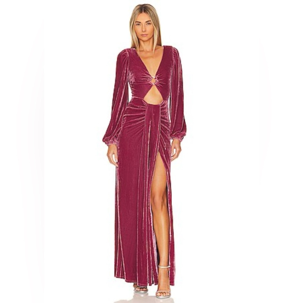 Tularosa Olivier Gown in Mauve (XS, could also fit S)